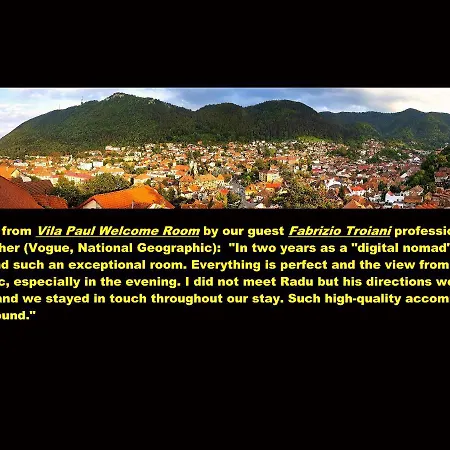 Guest house Paul Panoramic View Over Medieval Historical Centre Brasov