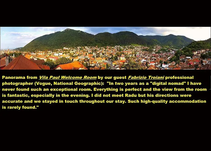 Guest house Paul Panoramic View Over Medieval Historical Centre Brasov